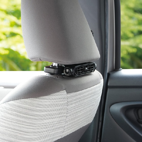車内用品 ネックワイドファン slim DF65