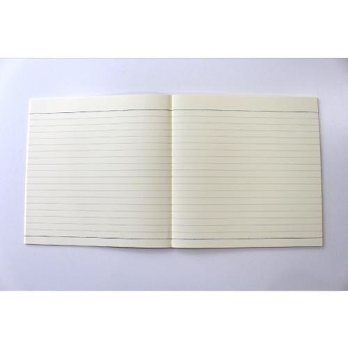 ノート スクエアノート 横罫 正方形 グレー×10