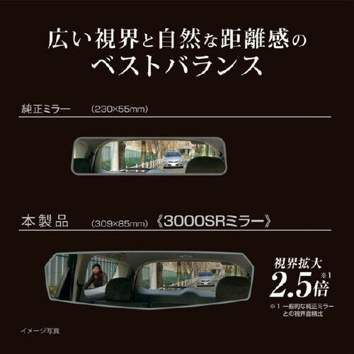 リヤビューミラー エッジ 3000SR