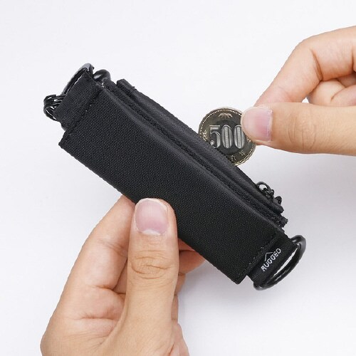 車内用品 RUGGED マルチキーケースS BK