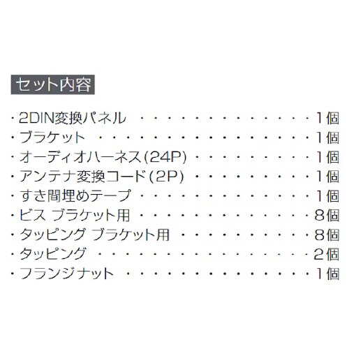 AODEA オーディオ・ナビゲーション取付キット