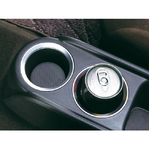 ドリンクコースター 丸型 カーボン調 2枚入リ