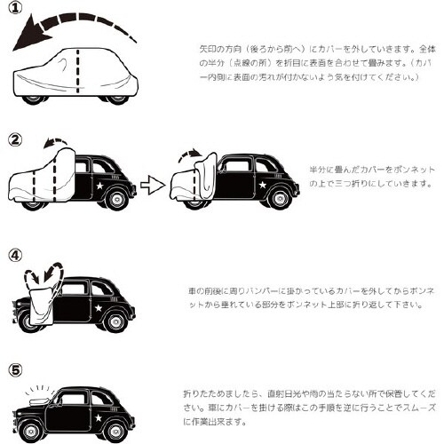 プリウス専用カーカバー プリウス用ハーフ