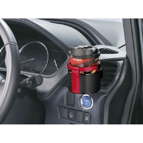 ドリンクホルダークワトロ カーボン調