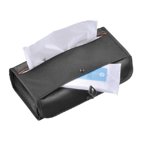 車内用品ポケット付ティシューケース DZ491