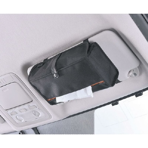 車内用品ポケット付ティシューケース DZ491
