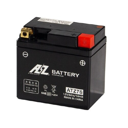 シールド型 バイク用バッテリー 液入り充電済み