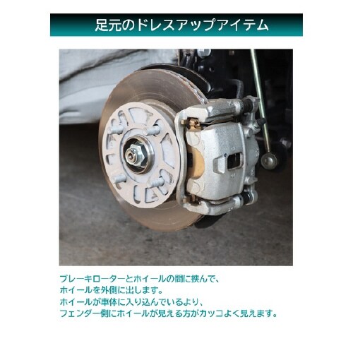 ホイールスペーサー 3mm 4穴・5穴共用タイプ