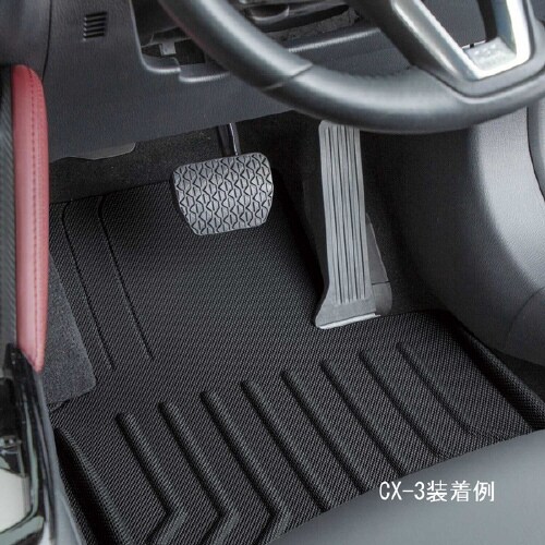 カーマット カットタフマット 軽/普通車用 前席