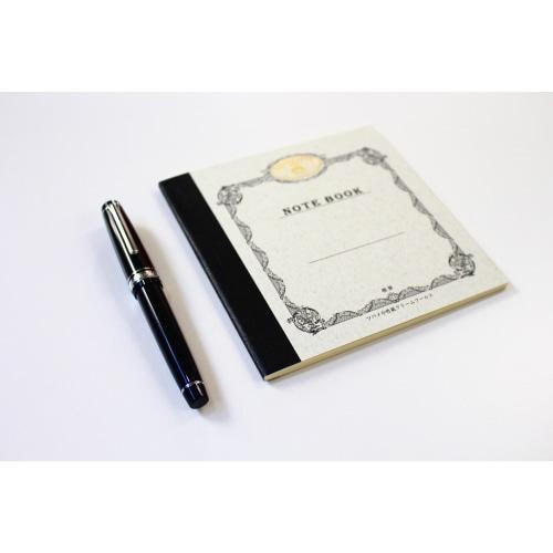 ノート スクエアノート 正方形・横罫 グレー×10