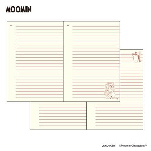 イージージャーナル・B6・ムーミン レッド×3