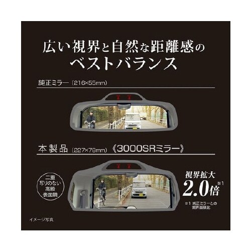 NZ580 ホンダ専用リヤビューミラー 3000S