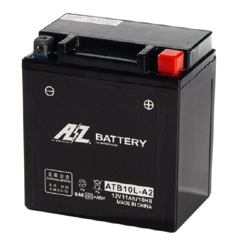 シールド型 バイク用バッテリー 液入り充電済み