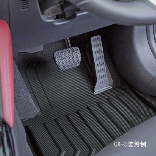 カーマット カットカーボン 軽/普通車用 前席