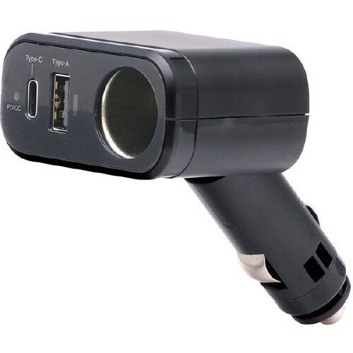 車内用品PD30W+USB+ソケットディレクション