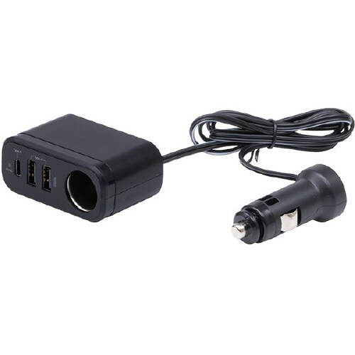 車内用品 PD30W+2USB+ソケット