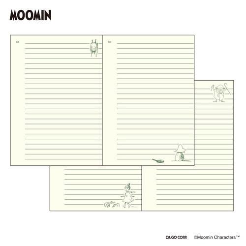 イージージャーナル・B6・ムーミン グリーン×3