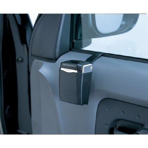 車内用品 愛煙缶 スクエア 黒 CZ84