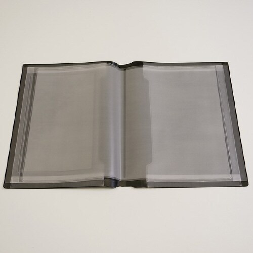 電子車検証入 両側マチ付 黒 O52K