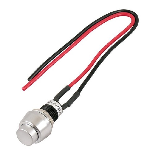 プッシュスイッチ 自動もどり DC12V・1A