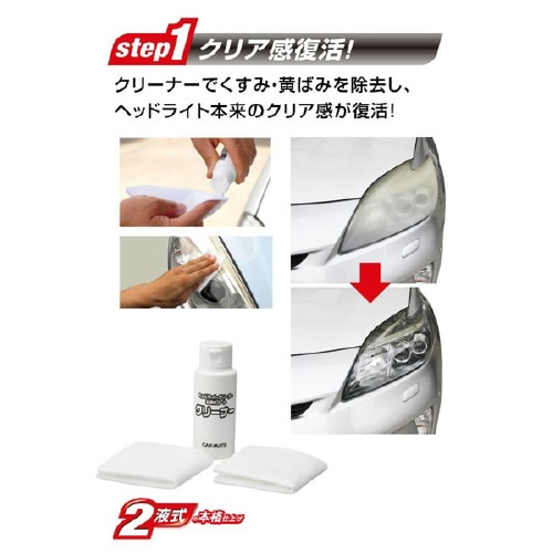 ヘッドライト復活 プレミアムコート