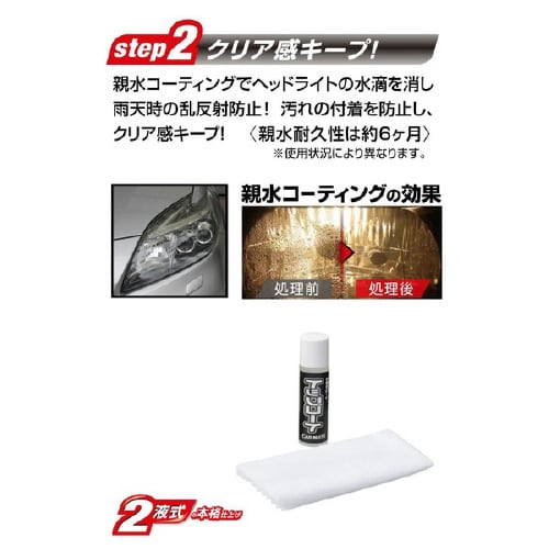 ヘッドライト復活 プレミアムコート