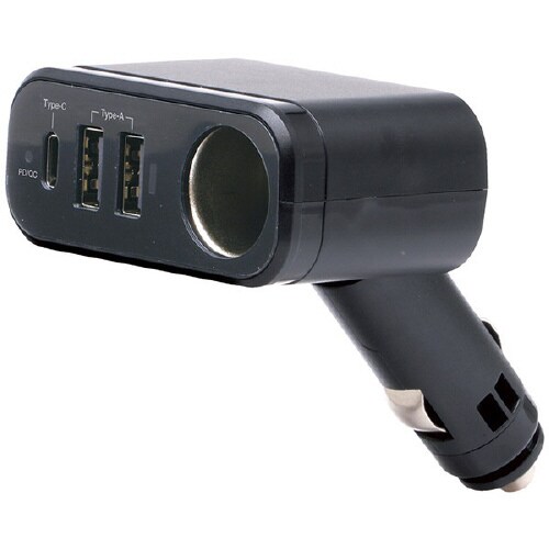車内用品 PD30W+2USB+ソケット