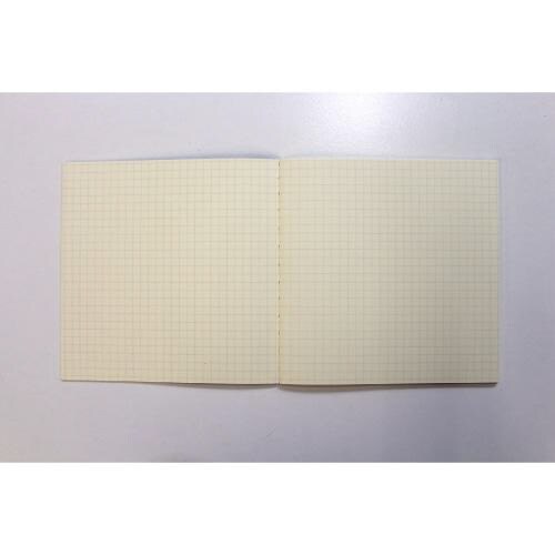 ノート スクエアノート 正方形・方眼 グレー×10