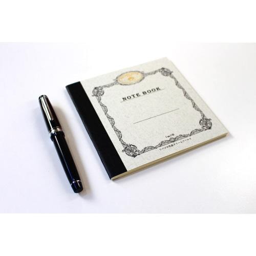 ノート スクエアノート 正方形・方眼 グレー×10