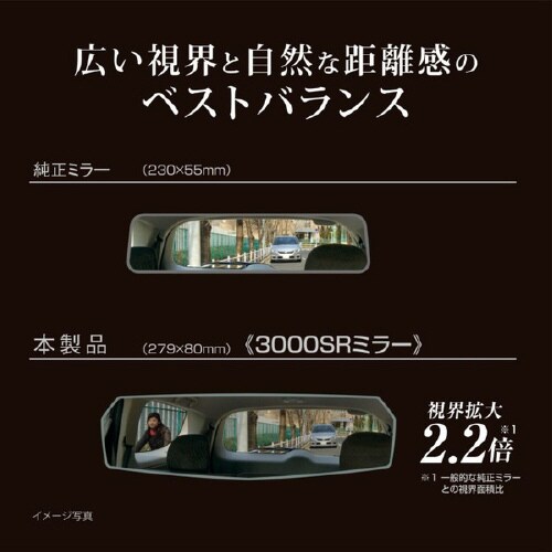 リヤビューミラー エッジ 3000SR