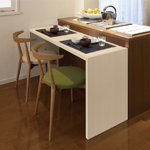 デスク高さ88.3×幅140×奥行29.5cmLN