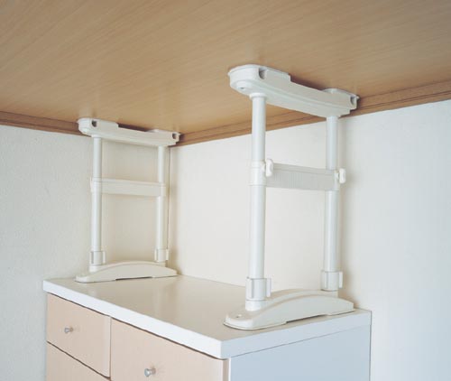 家具転倒防止圧着Wポール L