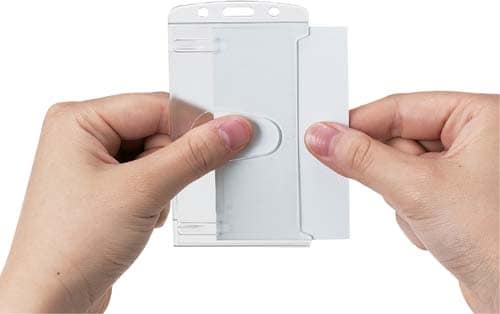 名札ケース IDハード タテ10枚入×2