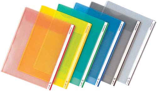 Mホルダー PP A4縦 幅10mm 黄