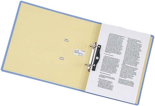 D型リングファイルくるみ貼りA4 69mm水10冊