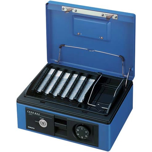 手提金庫 ダイヤル錠付 CB−13 A5 ブルー