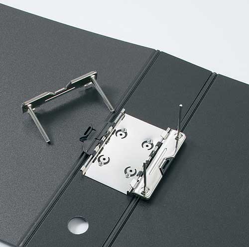 シンプルパイプ式F両開きA4縦 赤 背幅102mm