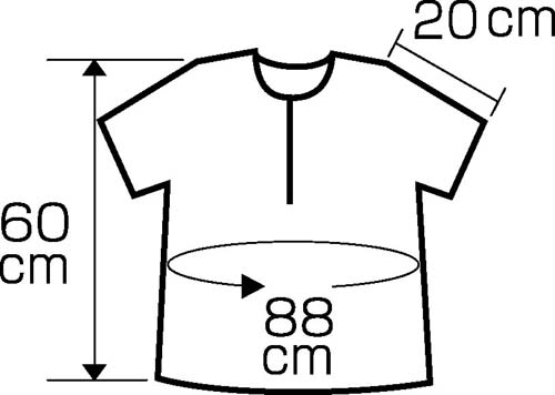 衣装 不織布シャツ 黒