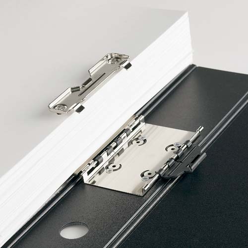 シンプルパイプ式F両開きA4縦 赤 背幅102mm