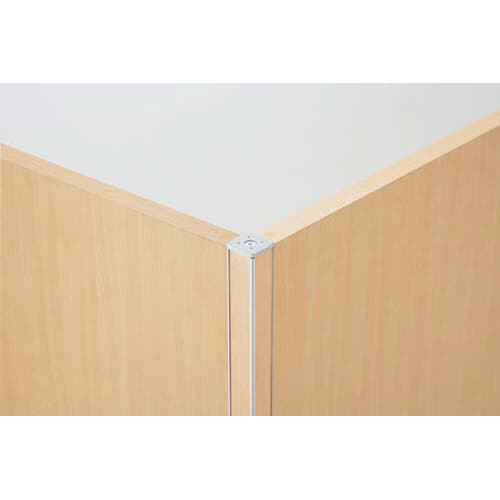 SPN木製パーテ2 アルミ支柱 高さ1100用