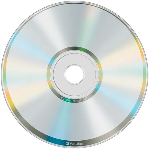 CD−RWデータ用 4倍速 シルバー 10枚P