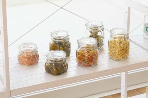 ガラス製フィド ジャー(パッキン付)1L