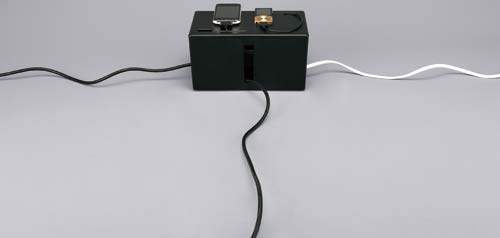 ケーブルボックス Sサイズ ブラック