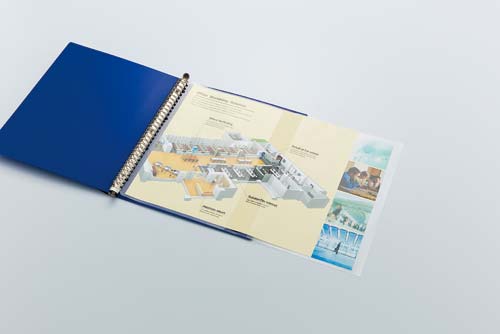 カウネット クリヤーブックリフィル 折りたたみポケット ａ３ヨコ カウネット