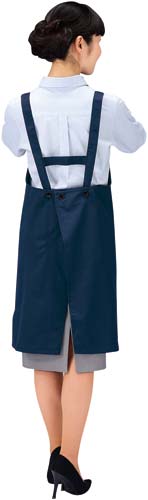 OAエプロン エコタイプ ネイビー