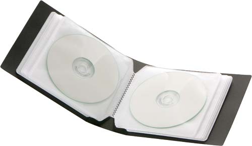 CD/DVD ファイルブック 36枚収納ブラック