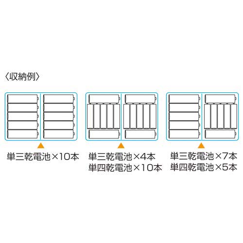 電池ケース 単3形・単4形対応