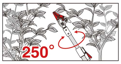 超軽量伸縮式高枝鋏ライトチョキズ―ム