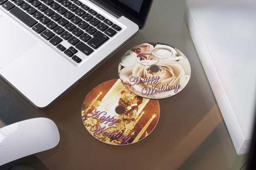 CD/DVDラベル内径小 IJPマット 10枚