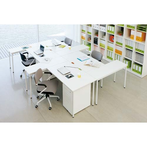 SHシンプルデスク W1000 ホワイト